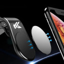 Universāls magnētiskais telefona turētājs auto ventilācijai, alumīnija sakausējums, 5 magnēti, K02213, Keltin