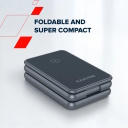 Компактное складное беспроводное зарядное устройство с быстрой зарядкой 15 Вт и функцией 3 в 1 OnCharge 309 Metal CNS-WCS309M CANYON