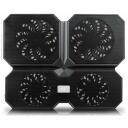 Deepcool Multicore x6, s&uuml;learvuti jahuti, DP-N422-MCX6, 900g, 4 ventilaatorit, 121.4 cfm, USB 2.0, must