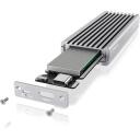Raidsonic | Icy box SSD cietā diska korpuss | IB-1817Ma-C31, 10 Gbit/s, 1x M.2, Sudraba, Alumīnijs, Datu indikators