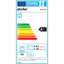 Simfer Gāzes plīts 4401SGRBB.1, 50cm, 55cm, 49L, 4 degļi, mehāniska vadība, metāla vāks, A+