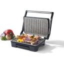 Salter Grils un panini cepējs EK2009FVDE, 750W, melna/nēr. tērauda, peldo&scaron;a eņģe, automāt. temperatūras kontrole