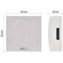 Emos Uksekell P57001, 230V, 85dB, 1 meloodia, valge v&auml;rv, kaabeldatud