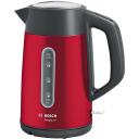Bosch | Kettle | DesignLine TWK4P434 | Electric | 2400 W | 1.7 L | Stainless steel | 360&deg; rotational base | Red/Black
