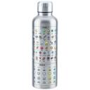 Paladone Minecraft metallvesi pudel PP7995MCF, 500 ml, roostevaba teras, mitmev&auml;rviline, ametlikult litsentseeritud toode