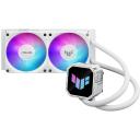 Asus TUF Gaming LC III 240 ARGB White Edition, 90RC01J2-B0EAY0, 40cm, 2 ventilatori, 90.78 cfm, 2600 RPM, 37.4 dB
