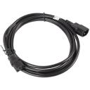 Lanberg Toitekaabel IEC 320 C13 - C14 CA-C13E-11CC-0030-BK, 3 m, C13, C14, VDE sertifitseeritud, must