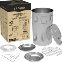 Kodune suitsuahi 35 L gaasipliidiplaadiga kõrgus 50 cm 330150 Browin