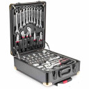 Instrumentu komplekts koferī, 419gab., PROF; SK-419-03 SILVER