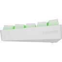Genesis THOR 660 G2 klaviatūra, 2.4GHz, Bluetooth, USB-C, 61 taustiņi, RGB, lineārs, balta