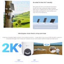 EZVIZ HB8 Lite 4G уличная камера видеонаблюдения 2K+ 4MP Wi-Fi 4G 360&deg; AI обнаружение цветное ночное видение IP65 CS-HB8cW4GA