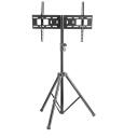 Sbox televizora kron&scaron;teins FST-846, 37-70"/94-178cm, VESA 200x200-600x400, līdz 35kg, augstums 1240-1880mm, melns, tērauds