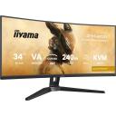 Iiyama G-MASTER GCB3486WQSCP-B1 LCD monitor, 86.4 cm, 3440 x 1440, 240 Hz, 0.4 ms, KVM, FreeSync Premium