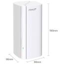 Tenda EE3 Pro(2-pack) mar&scaron;rutētājs, 2.4/5 GHz, 2882 Mbit/s, 3x RJ-45, 24 W, 5 antenas, FCC/CE/RoHS