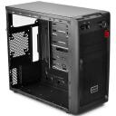 Deepcool Smarter DP-MATX-SMTR, 1x USB 3.0, 1x USB 2.0, 1x Mic, 1x Spk, Черный, Micro ATX