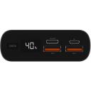 Navitel Laadija-akumulator PWR20 AL Black, 20000mAh, 3.7V 74Wh, 22.5W, USB-C 5V 2.6A, 9V 2A, 12V 1.5A, Mikro USB 5V 2A, 9V 2A