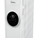 Масляный радиатор мощностью 2500 Вт, с тремя уровнями нагрева и подходящий для помещений до 35 м² Белый NY2513-22MR Midea