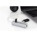 Digitus USB-C dokkija DA-70253, 3xUSB 2.0, RJ45 Fast Ethernet, plug-and-play, &uuml;hilduv Windows, Mac, Chrome