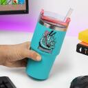 Paladone Fortnite Gamer Cup PP14598FO, 600ml, zila, izolēta, daudzpusīgs vāks, &scaron;aura pamatne, salmiņ&scaron;