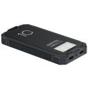 Navitel PWR10 Sun, 10000mAh, no saules paneļa/no elektrotīkla, LED lukturītis, atliku&scaron;ais uzlādes indikators