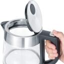 Severin Veekeetja WK 3468, 2200 W, 1 L, Klaas, Roostevaba teras, Automaatne v&auml;ljal&uuml;litus, 360&deg; P&ouml;&ouml;ratav alus
