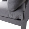 Modulinė sofa FLUFFY kampinė, pilka 13792 HOME4YOU