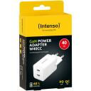 Intenso toiteadapter 7804012, 2x USB-C, 100-240 V, 40 W, kiire laadimine, valge
