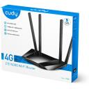 Cudy mar&scaron;rutētājs LT400 N300 4G LTE SIM LT400_EU, 300Mbps, 4 x augsts pastiprinājums, 4G/Dinamisks IP/Stat. IP/PPPoE