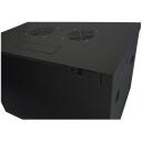 Digitus Sienas montāžas skapītis DN-19 12-U-EC-SW, 12U, 60cm, 45cm, 63.8cm, melns, priek&scaron;ējais atslēgas slēdzis