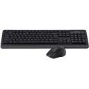 A4Tech FStyler tastatūras un peles komplekts A4TKLA47478, 15m, 1xAA, 6 szt., 2000 dpi, USB, bezvadu, membrāna, pelēks