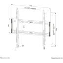 Neomounts настенный крепеж WL30-550BL16 фиксированный 42-86" 60 кг 100 x 100-600 x 400 мм черный