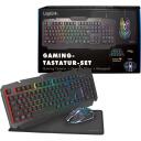 Logilink spēļu komplekts ID0185, USB, 105 taustiņi, RGB, 6 pogas, ergonomisks, saderīgs ar Windows un Mac