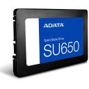 Adata SU650 SSD ASU650SS-2TT-R, 2TB, 2,5", 520MB/s, 450MB/s, 6Gbit/s, 600TBW, 2000000h MTBF