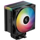 Deepcool protsessori jahuti AG500 BK ARGB V2 R-AG500-BKAMMN-GJD, 67.88 cfm, 1 ventilaator, PWM tugi, 5 soojus toru, RGB LED