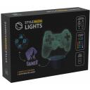 Manta Dekoratiivne lamp SNL122RGB, 5W, 11.7cm, 10cm, 19.5cm, 3xAA, 5V, 2m, 16 v&auml;rvi, kaugjuhtimispult