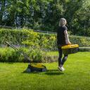 Zāles pļāvējs 1000W Ø 320mm, POWERPLUS, POWEG62203, jauda: 1000 W, griešanas platums: 320 mm, 30L kolekcijas kaste