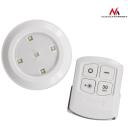 Maclean Lamp MCE165, 6 tk, 5 LED, 3xAAA, valge, modernne, kinnitatav m&ouml;&ouml;blile, plastmass