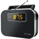 Muse 2-joslu PLL portatīvais radio M-081R, 230V, 20 iepriek&scaron; iestatītas stacijas, LED displejs, trauksmes funkcija