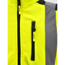 HI-VIS WORK FULL-ZIP FLEECE SWEATSHIRT T3 FLUO YELLOW/ L AW02642 AWTOOLS