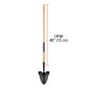 Lāpsta ar apaļu asmeni Classic Gardener, 137cm PRL-CG TRUPER