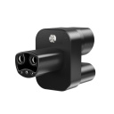 EV Charge CCS2 Tesla adapteris, skirtas 120A nuolatinės srovės (DC) Tesla įkrovimui per CCS Combo 2 jungtį, juodas