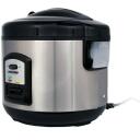 Mesko Riisipott MS 6411, 1000 W, 1.5 L, Must/Roostevaba teras, Soojuse hoidmise funktsioon, Eemaldatav kauss, Lusikas kaasas
