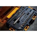 Dewalt T&ouml;&ouml;riistade komplekt DWMT45034-0 142 tk, 1/4" ja 3/8" 6 pt, 72-hamba mutriv&otilde;ti, plastikkorpus, ladustamine