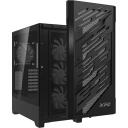 Adata Korpus STARKERAIRBTFMTA-BKCWW, 464mm, 242mm, 496mm, 390mm GPU, 2x2.5"/1x3.5" įrenginiai, 4x120mm ARGB ventiliatoriai