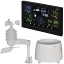 Emos belaidė meteorologinė stotis E6016, E6016, 4x1,5V AA, 3x1,5V AAA, 100m, 433MHz, spalvotas ekranas, žadintuvas