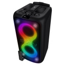 Super šventinė Party Box su karaokė renginiams 1000W TWS Bluetooth FM USB LED ekranas maitinimas iš tinklo juoda SV-022686 Sven