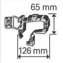 Bosch Professional Kaablihoidja, 1600A032GE, 50 tk, stabiilne konstruktsioon, sirged l&otilde;iked, puit, paneelid