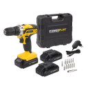 Suktuvas 20V - įsk. 3 baterijos 20V 1,3Ah ir pakrovėjas - 13 acc. POWX00501 POWERPLUS