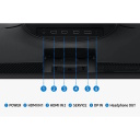 Gaming monitor 27&Prime; QHD 2560&times;1440 200 Hz 1 ms IPS FreeSync Premium HDR10 LS27FG530EUXEN Black Samsung