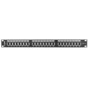 Lanberg Patch Panelis 24 prievadų 1U PPS6-1024-B, RAL 9004, 24, 19 '', 1U, CAT 6, RJ-45